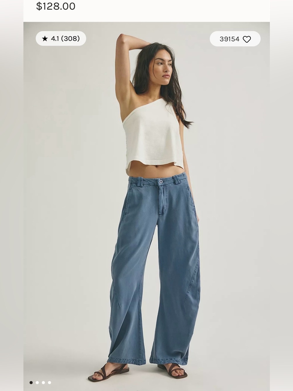Spotlight Washed Barrel Chino Trousers in flint stone